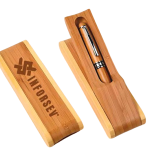 Pen Box de Bambú Personalizable